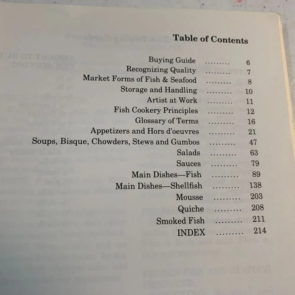 vintage cookbook Galley Greats fish seafood 1982 National Fisheries Institute
